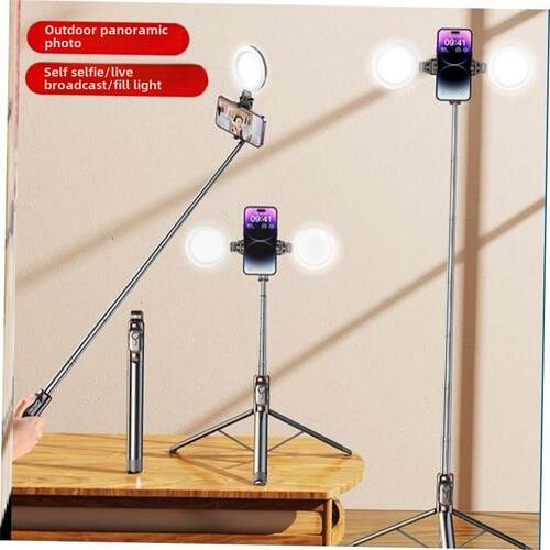 Anti-shaking selfie stick tripod landing phone holder 自拍杆