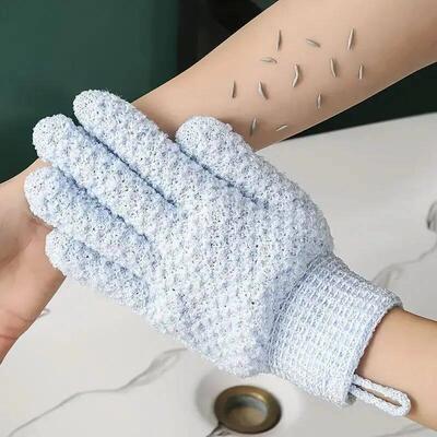 2pcsExfoliating Bath Gloves For Shower - Deep Exfoliating, B