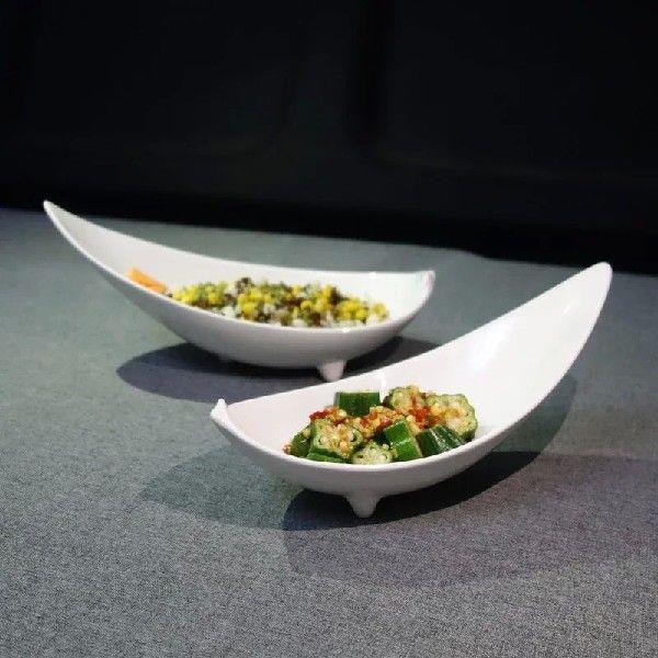 Cold dish plate Shaped creative tableware Irregular snack