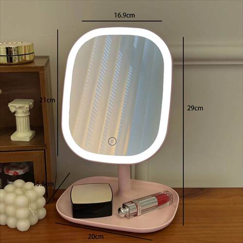 LED vanity mirror intelligent adjustable three-color light v