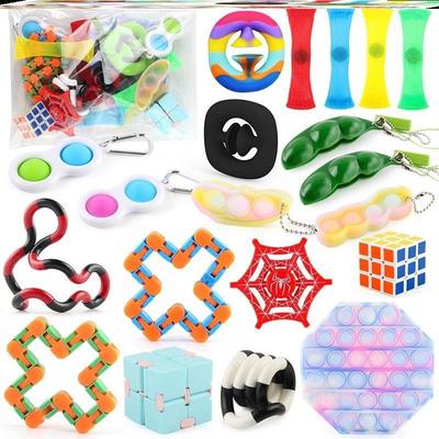 Anti Stress Fidget Toys Finger Figet Spiner Popit Pop 玩具