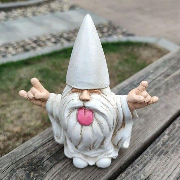 Fashion Rocker Gnome Garden Gnome Statue Your Fairy Garden