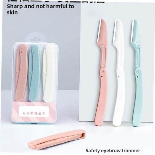 3/10Pcs Eyebrow Razor Trimmer Women Face Hair Remover Brow