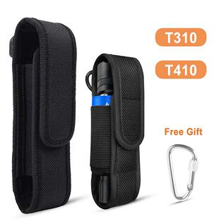 Tactical Molle Flashlight Pouch LED Torch Holster Nylon Wais