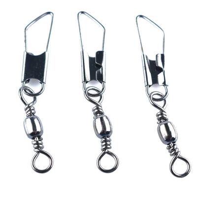 50PCS Durable Stainless Steel Swivel Solid Rings Fishing Pin