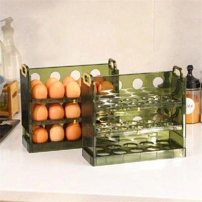 Triple Egg Storage Box Refrigerator Organizer Food