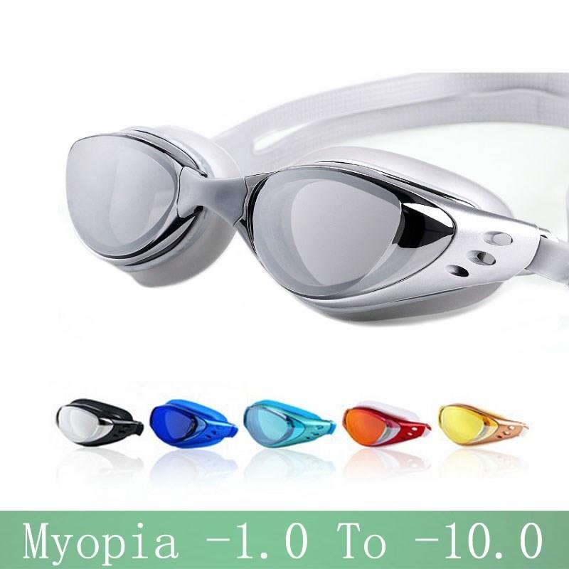 Swimming glasses Antifog swim eyewear water diving goggles