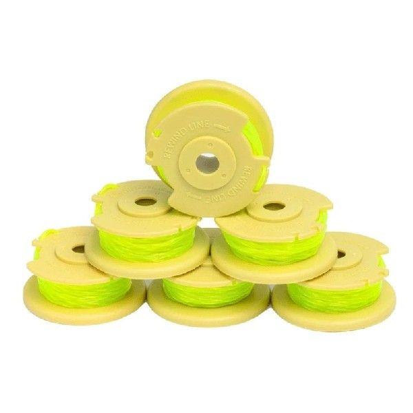6 Packs For RYOBI Lawn Mower Accessories Spool