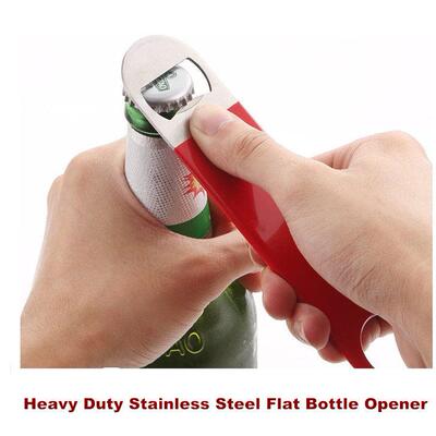 Stainless Steel Flat Bottle Opener Solid Beer Openers