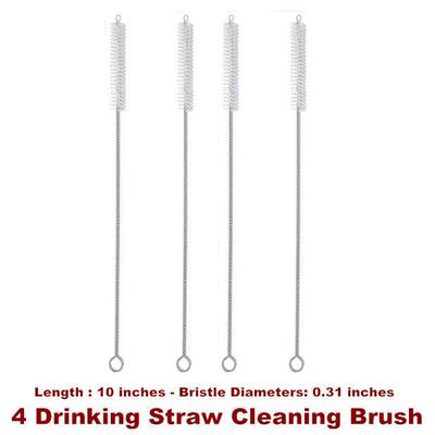Drinking Straw Cleaning Brush Bristle Cleaner for Washing