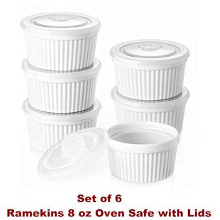 Creme Brulee Ramekins Bowls Souffle Dishes Custard Cups