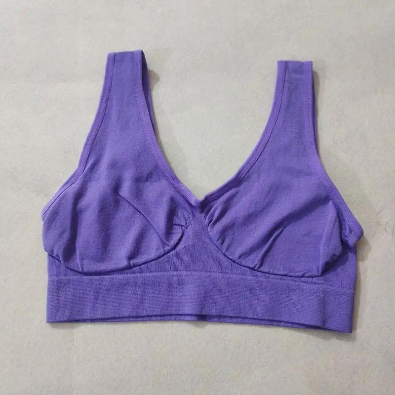 Women Sports Bra Without pad Sleep Brassiere Underwear sleep