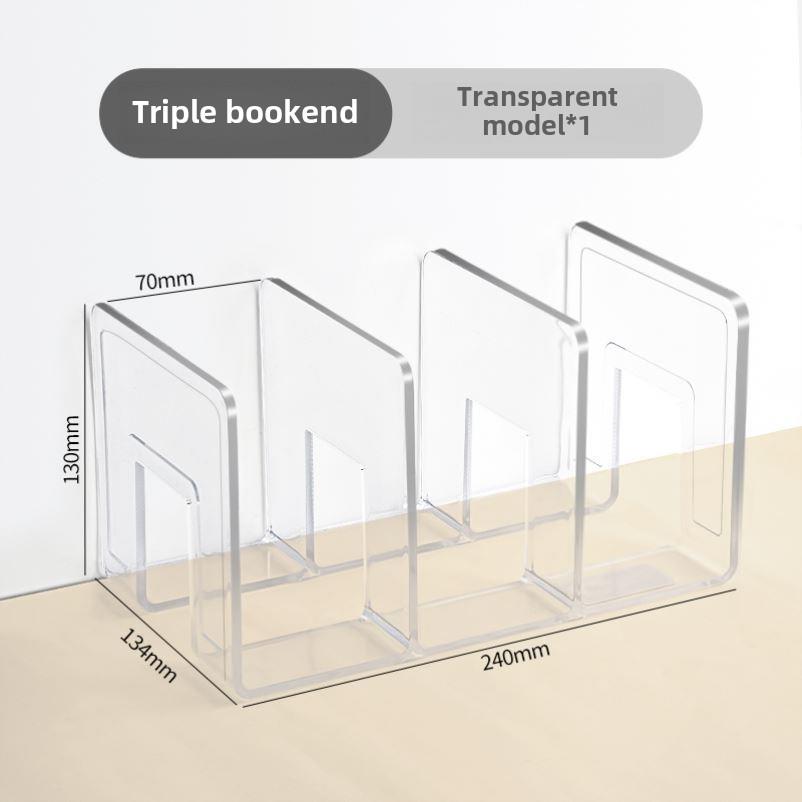亚克力书架文件持有人存储盒文件框架书柜