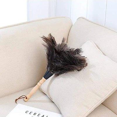 Feather Duster Wooden Handle Duster Anti-Static Dust