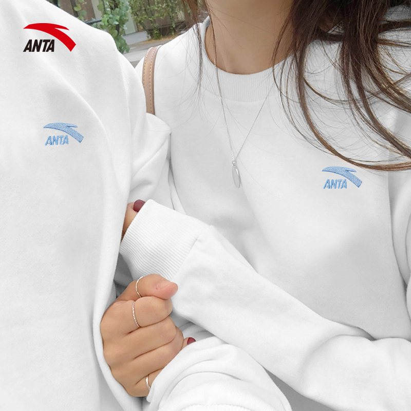 安踏男女同款情侣同款女款卫衣