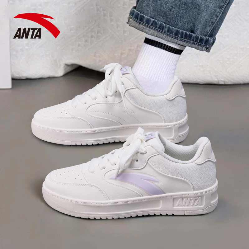 安踏轻松板鞋女鞋春季新款