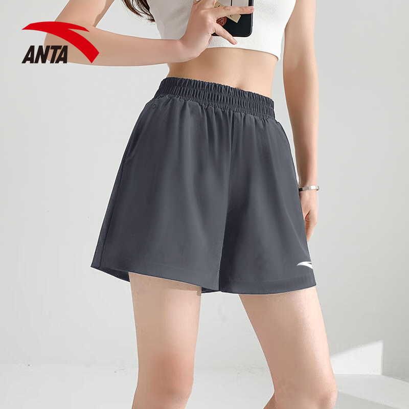安踏五分裤运动短裤女速干透气