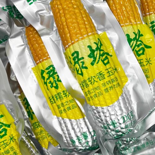 绿塔玉米非转基因速冻真空包装