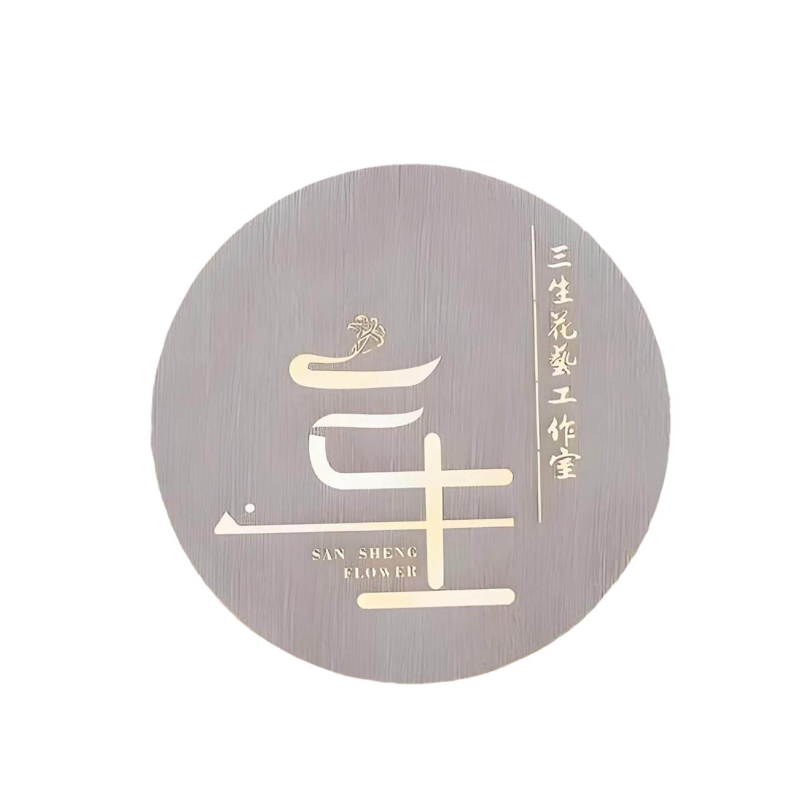 LED创意不锈钢缕空灯箱广告牌背发光奶茶店户外铁艺灯箱制作悬挂