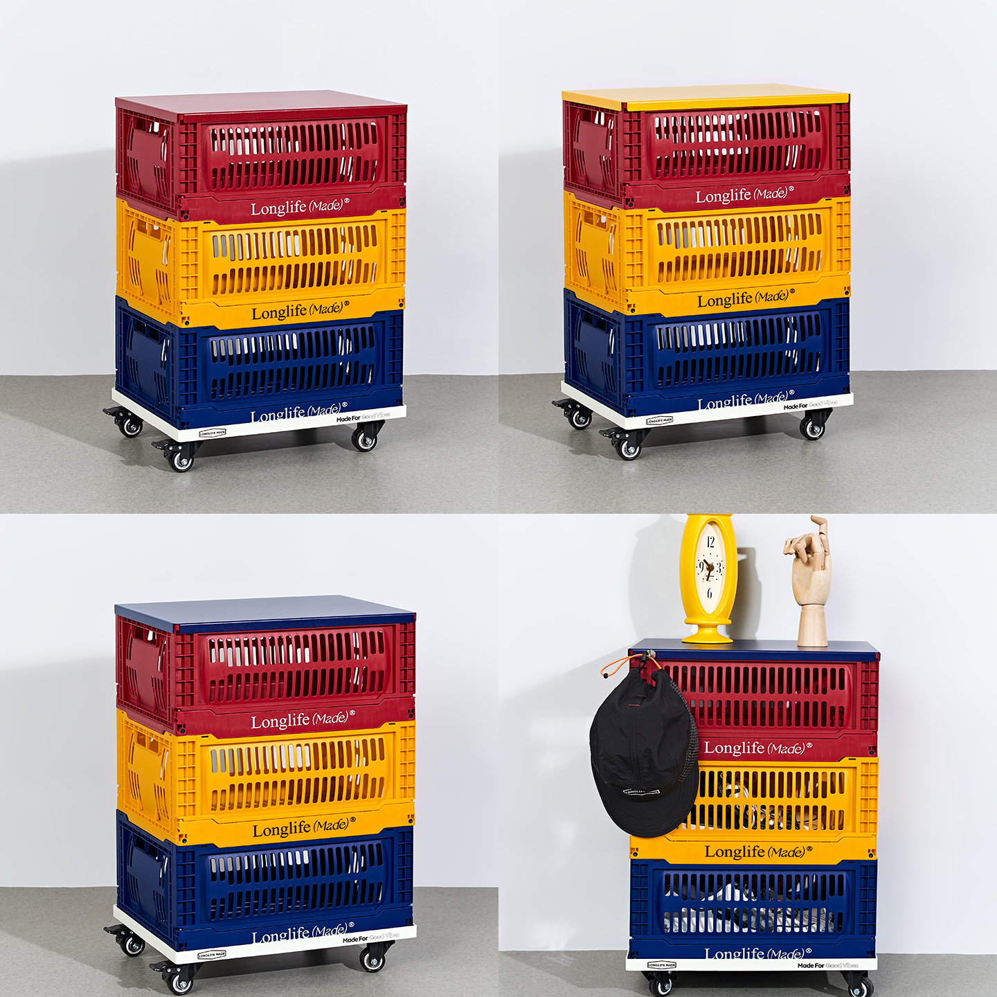 折叠篮高颜值办公桌面零食收纳筐