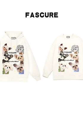 【Fascure】狗狗大合集oversize连帽卫衣圆领卫衣情侣冬季宽松
