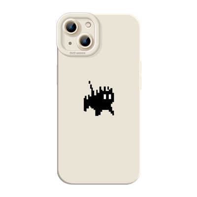 像素风猫咪适用苹果15手机壳iphone13小米14华为pura80pro男mate60pro新款17红米k90硅胶k80至尊版p70小众16