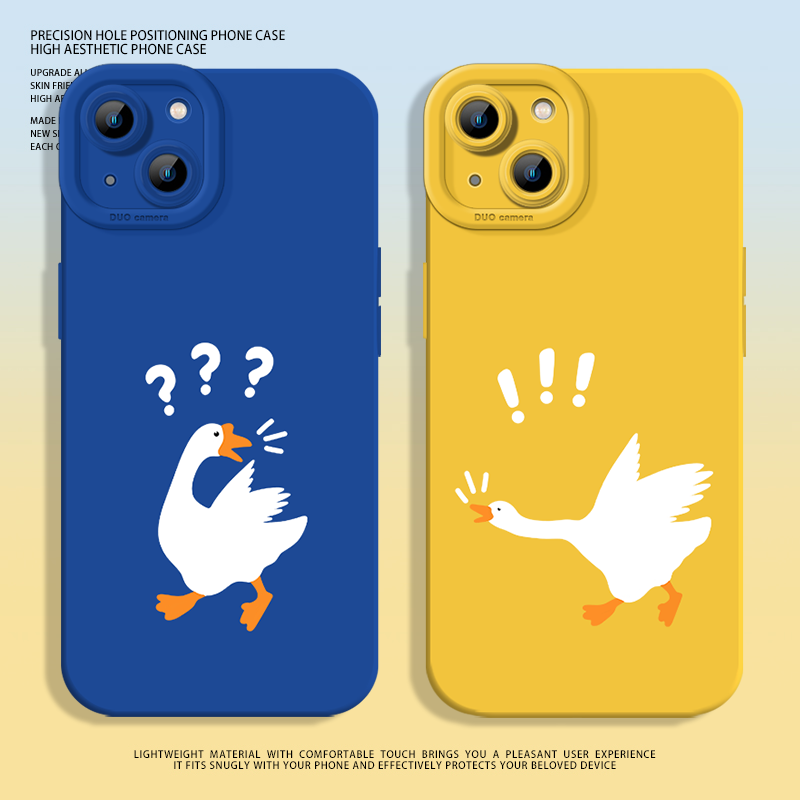 趣味大白鹅适用小米红米手机壳