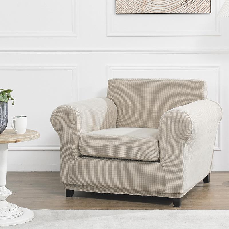 热卖菠萝格1人位分体沙发垫防尘弹力全包沙发椅套