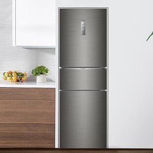 一级能效小冰箱中型家用小型宿舍出租房用双开门大容量三门电冰箱