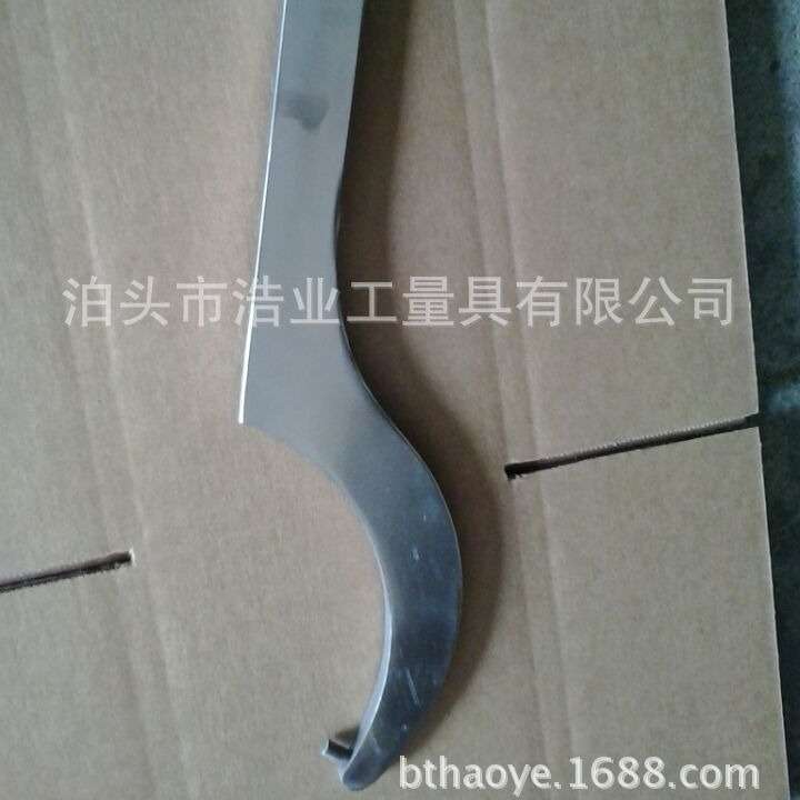 不锈钢柱销式勾扳手45-50 52-55 58-62 68-75圆柱头月牙扳手80-90