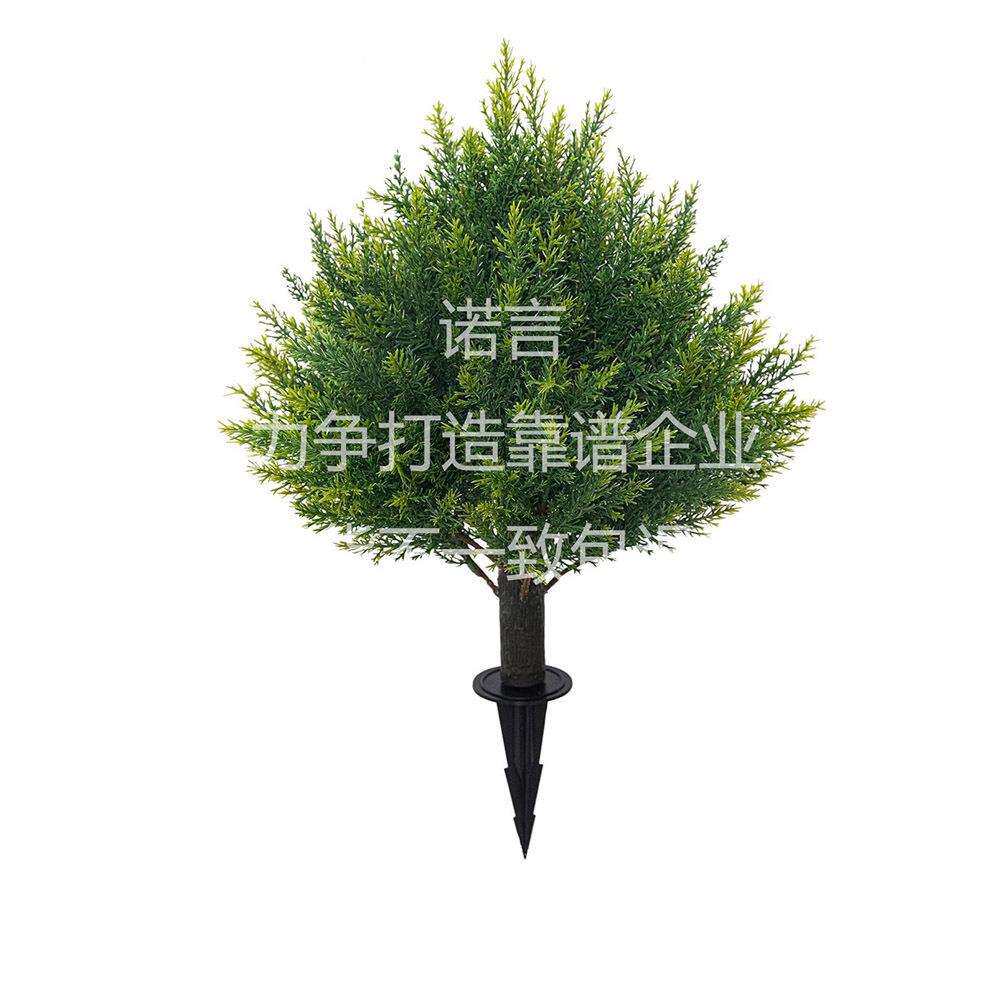 热销仿真绿植球型黄杨木柏树地插盆栽球形盆栽门廊摆件
