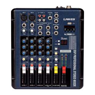 迷你调音台6路10路专业小型会议舞台表演mixer专业混音器