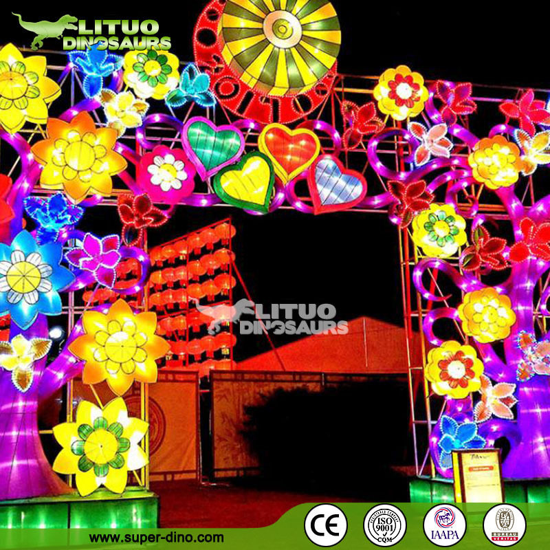 春节彩灯花灯设计制作源头工厂迎春灯会元宵花灯制作厂家