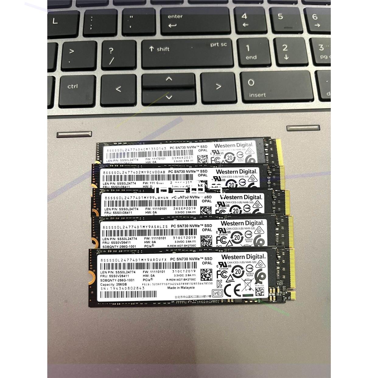 西数/WD SN730 256G M.2 NVME 2280议价