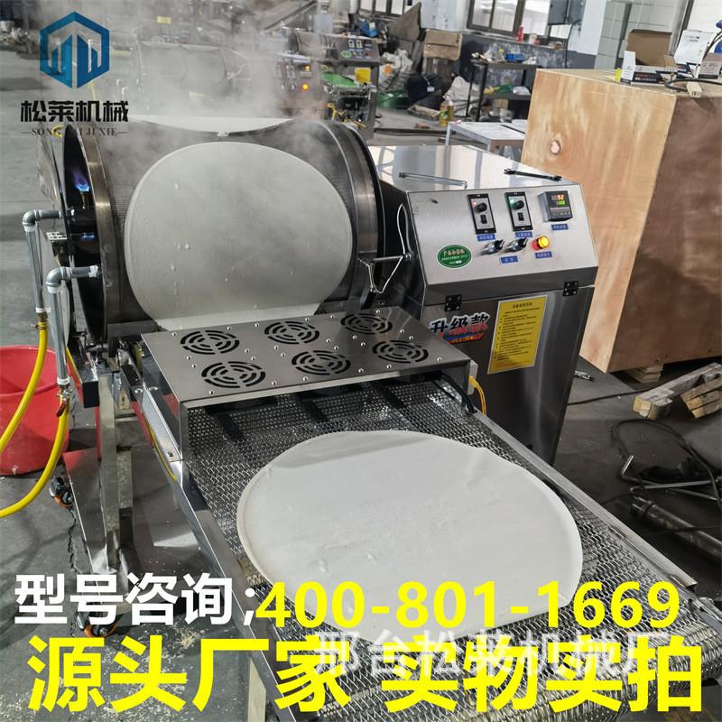 新款春卷皮机全自动商用湖北豆丝豆皮机小型千层蛋皮机绿豆粉皮机