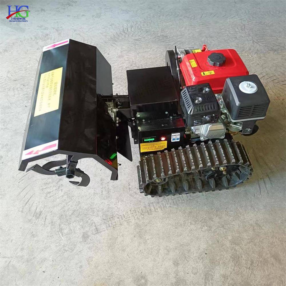 4.小型家用田园管理机 履带式花果蔬菜松土机 全自动山区大棚耕地