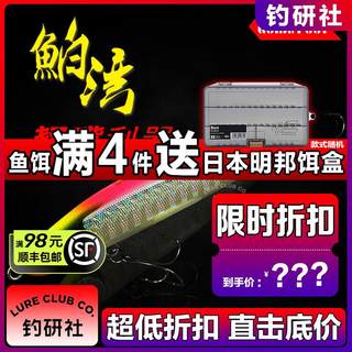 钓研社路亚 路标鲌湾泊湾沉水铅笔8克16.5克翘嘴假饵鲈鱼路亚饵