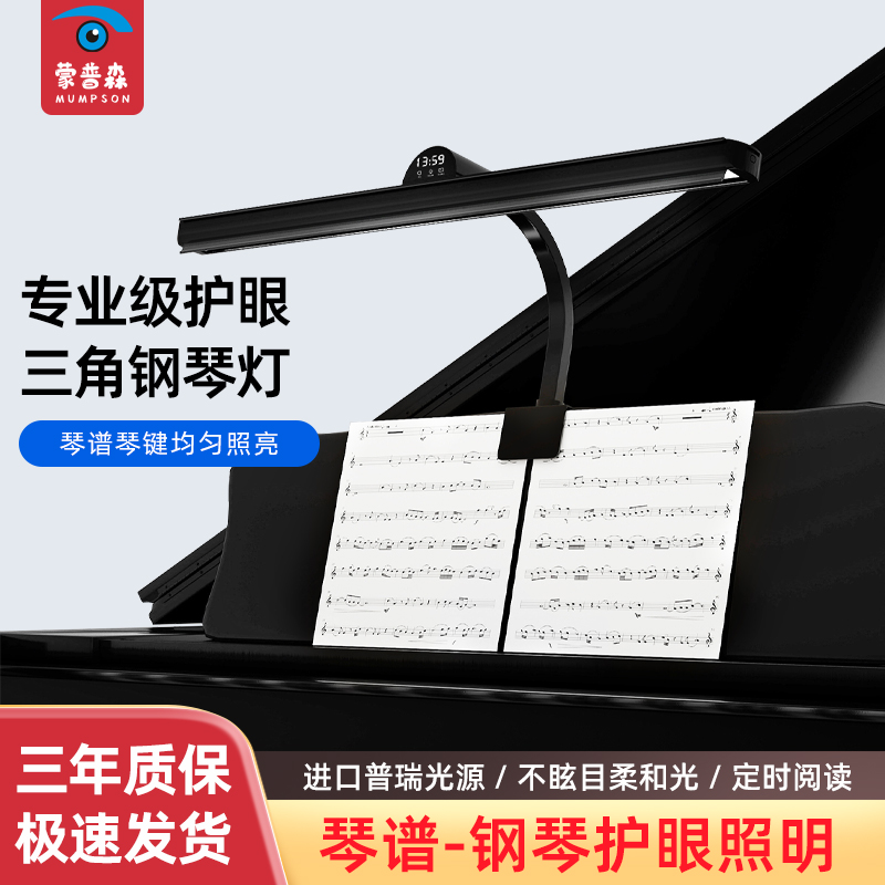 电子钢琴灯儿童练琴专用乐谱夹灯钢琴琴谱灯练琴房练琴琴谱护眼灯