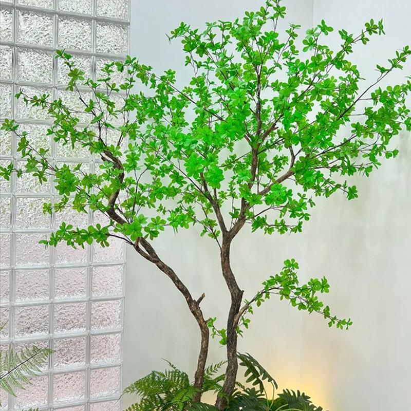 仿真吊钟树室内外造景绿植马醉木橱窗装饰绿叶商场别墅造景假树