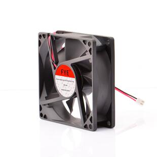 滚珠轴承静音高转速工业风机 全铜7叶9cm 散热风扇9025HBL 24v