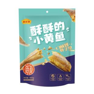 酥酥小黄鱼405g黄鱼酥一口嘎嘣脆袋装 藤桥牌