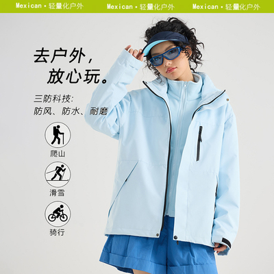 2025新款秋冬季冲锋衣防风防雨