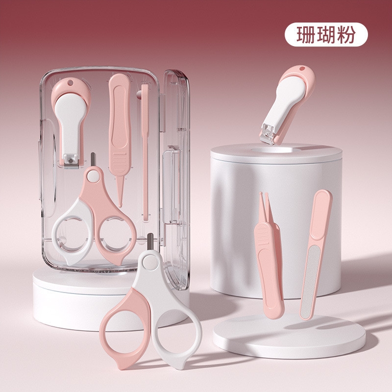 婴儿指甲剪新生专用宝宝指甲钳打磨器儿童护理工具套装小孩防剪手