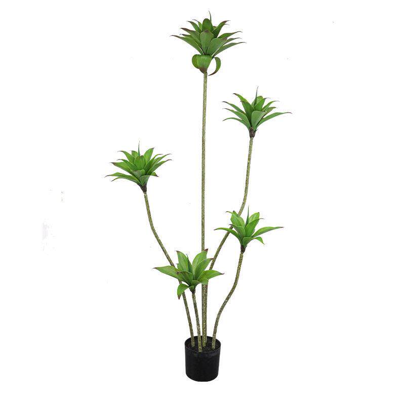 仿真睡莲树落地绿植盆栽假植物橱窗造景室内落地客厅装饰假树摆件