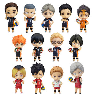 现货 GSC OR 排球少年 粘土人Q版手办 日向翔阳影山飞雄 再贩