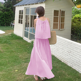 现货209K791P120K178纯欲花朵吊带背心夏装新款高腰半身裙两件套，女装套装/套裙，浙宝210（原浙宝191）