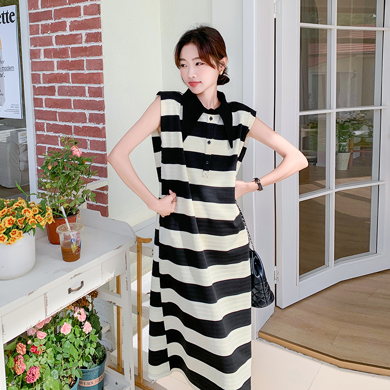现货209-796-P95-K138条纹polo连衣裙女夏装新款气质，女装连衣裙，浙宝210（原浙宝191）