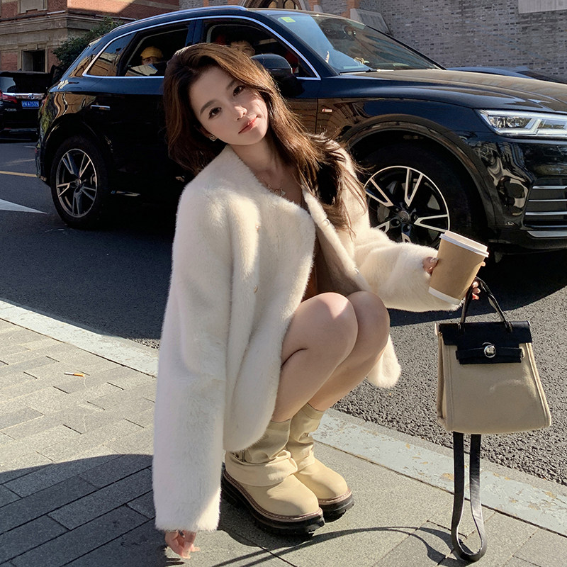 现货主推-仿水貂皮毛一体191-（F672-1）-P195-K289，女装皮草，浙宝210（原浙宝191）