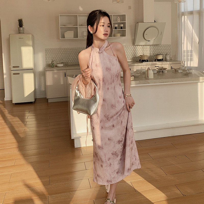 新中式国风上衣旗袍女2025年夏季新款显瘦防晒外套连衣裙,女装汉服/婚纱/旗袍/礼服,浙宝210（原浙宝191）