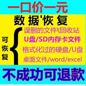 电脑数据嗨恢复软件误删文件格式化回收站清空数还原格式文件大师